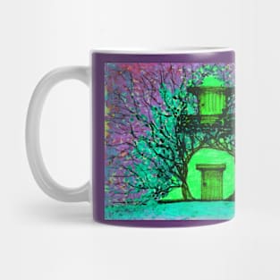 Magic door in a mystical forest Mug